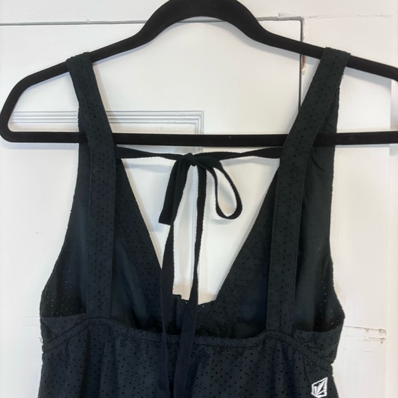Volcom Low Cut Black Mini Dress XS - Picture 5 of 7